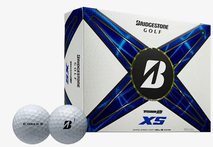 Bridgestone Tour B-XS Golf Balls (White, 12pk) 1 Dozen 2024 NEW