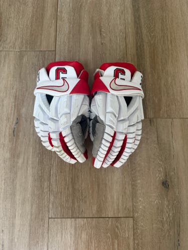 2025 National Champions Cornell Nike Vapor Lacrosse gloves