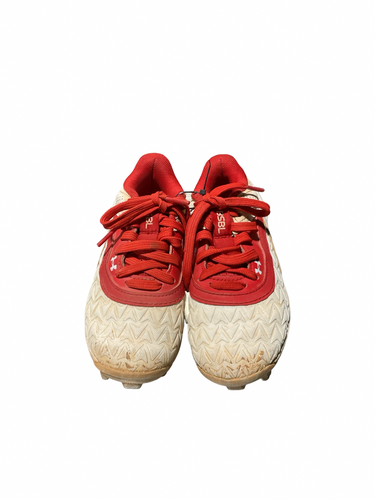 Used Under Armour BSBL CLEATS BB/SB Cleats Red Youth 11.0 11834-S000053825