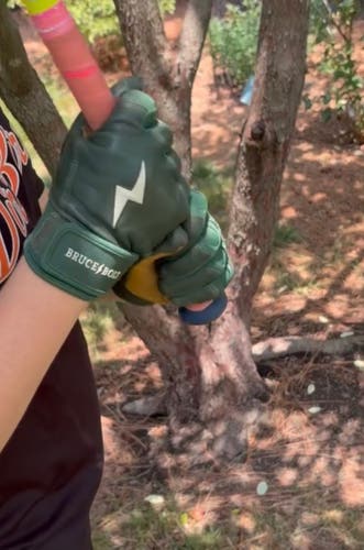 Bruce Bolt Youth Large Batting Gloves (Used)