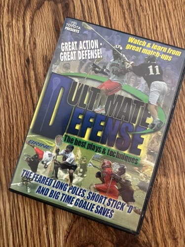 Vintage Lacrosse Defense Highlight Real DVD