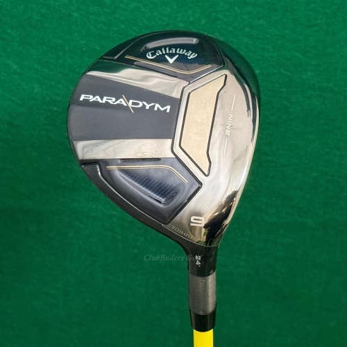 Callaway Paradym 24 Fairway 9 Wood HZRDUS Yellow 6.0 76g Graphite Stiff w/HC