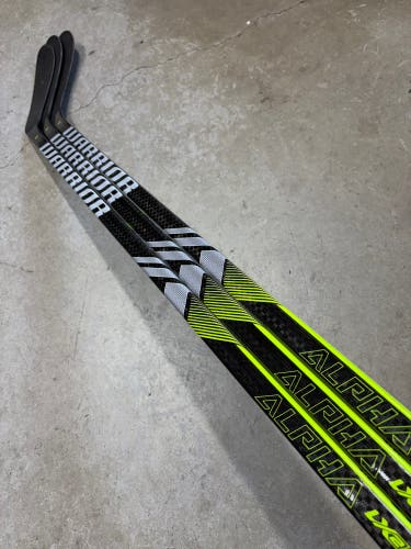 3 PACK 85 Flex P28 Senior Warrior Alpha LX2 Right Hand Hockey Stick Pro Stock (New)