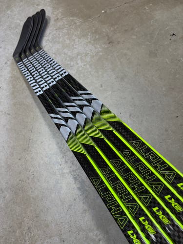 5 PACK 85 Flex P28 Senior Warrior Alpha LX2 Right Hand Hockey Stick Pro Stock (New)