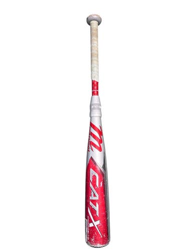 Used Marucci CAT X COMPOSITE BB/SB USSSA 2 3/4 Bat Silver And Red 26" 11835-S000209891