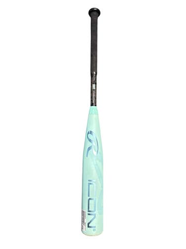 Used Rawlings ICON BB/SB USA 2 5/8 Bat Turquoise 29" 11835-S000209915