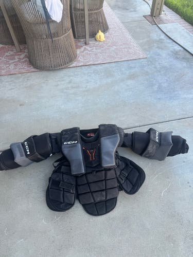 Medium/Large fit 2 CCM Pro Spec Goalie Chest Protector Pro Stock (Used)