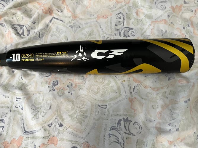 2020 DeMarini CF Composite USSSA Certified Bat (-10) 18 oz 28" (Used)