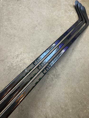 3 Pack 90 Flex P29 Senior Warrior Covert QR6 Pro Left Hand Hockey Stick Pro Stock
