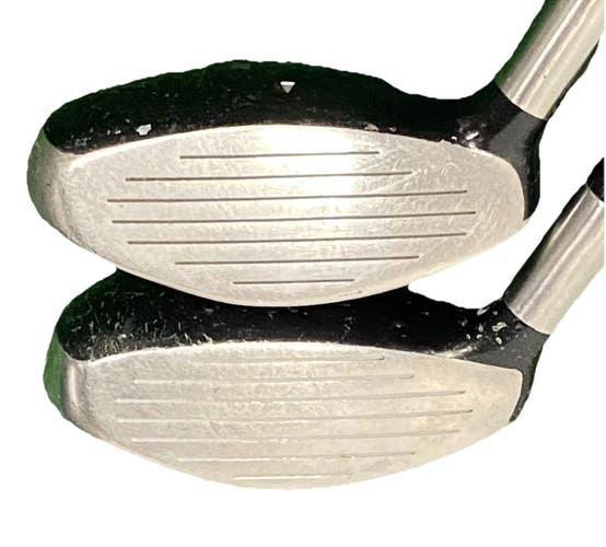 Adams Idea Hybrid Iwood Set 3h 17* And 4h 21* Regular Graphite RH New 360 Grips