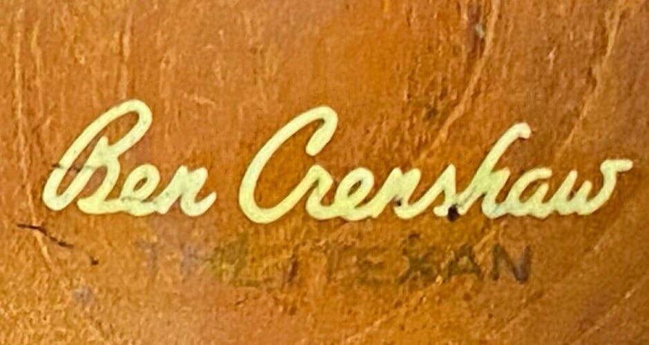 MacGregor The Texan Ben Crenshaw Driver 1-Wood Men's RH Stiff Steel 43" Nice