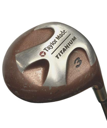 TaylorMade Burner Ti 3 Wood 15* R-80 Regular Bubble Graphite 42.5" RH Good Grip