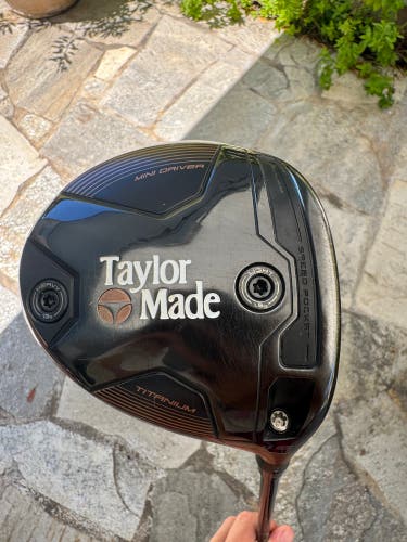 2024 TaylorMade BRNR Mini Right Handed Driver Stiff Flex Graphite Shaft (Used)
