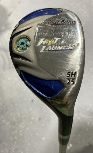 Tour Edge HOT LAUNCH 2 25 #5 Hybrid 38" UST MAMIYA 60R Regular Flex USED