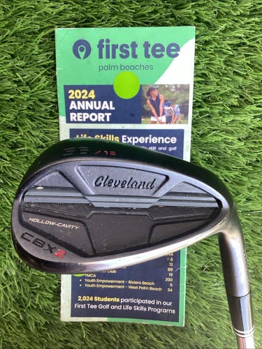 Cleveland CBX2 Black Satin SW 56* Sand Wedge With Steel Shaft