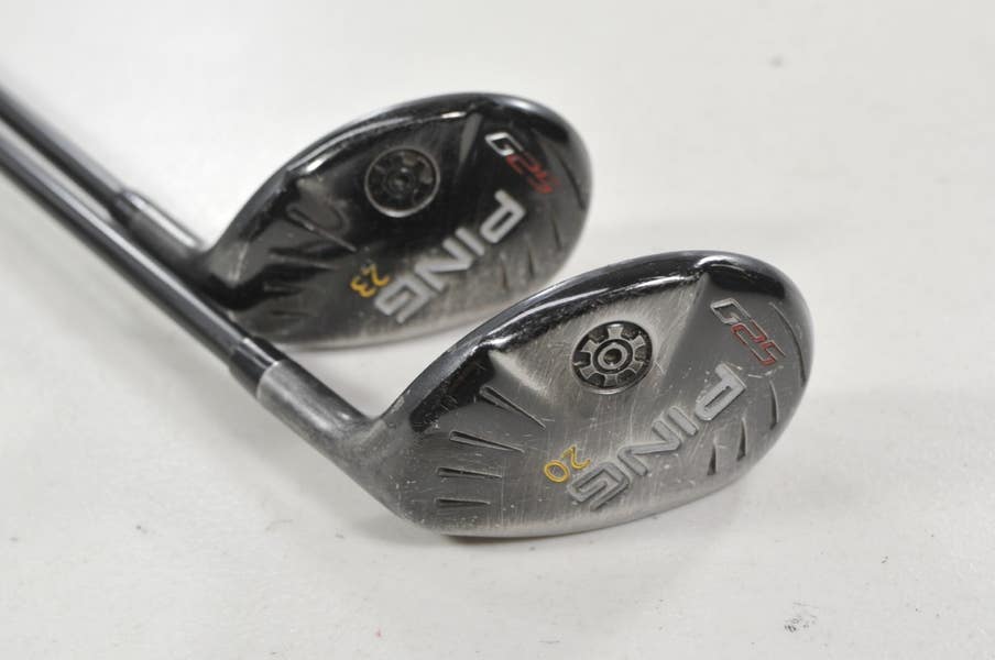 PING G25 ユーティリティクラブ 20° 23° セット Ping G25 20* and 23* Hybrid Set Stiff Flex Right TFC189 Graphite