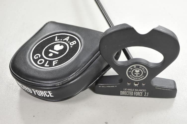 LAB Golf Directed Force 2.1 33" 69* Putter RH Steel with Cover # 222217