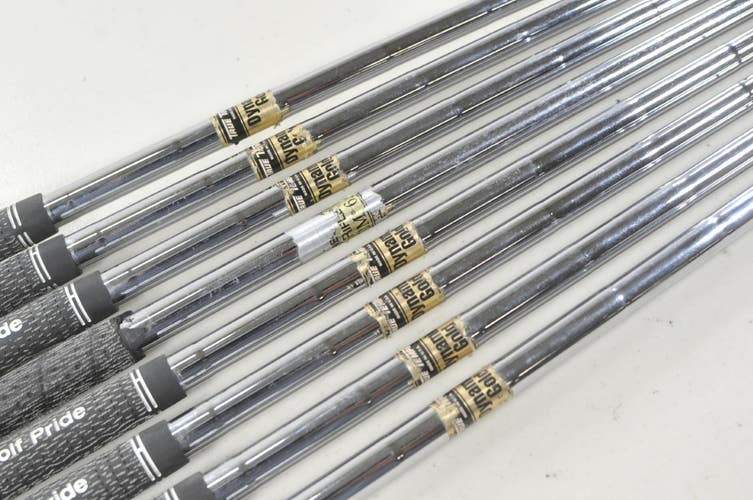True Temper Dynamic Gold S300 Stiff 8pc 3-PW Iron Shaft Set .355 Steel # 222189