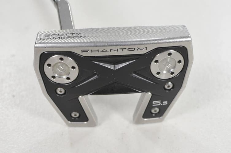 LEFT HANDED Titleist 2022 Scotty Cameron Phantom X 5.5 35" Putter Steel # 222216