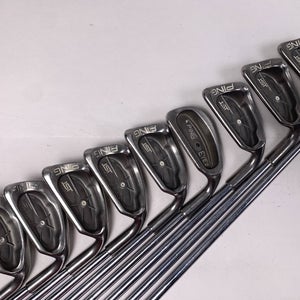 Ping ISI Iron Set 3-PW+SW White Dot 3* Up Cushin JZ Stiff Steel Mens RH