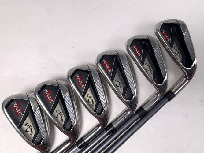 Callaway Razr X Iron Set 5-PW 55g Ladies Graphite Womens RH