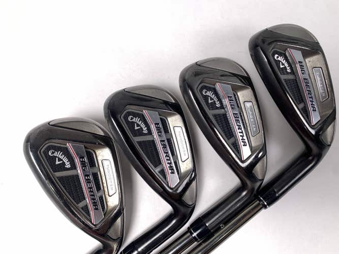 Callaway Big Bertha OS Iron Set 8-PW+AW 2* Up Recoil 460 F2 Senior Graphite RH