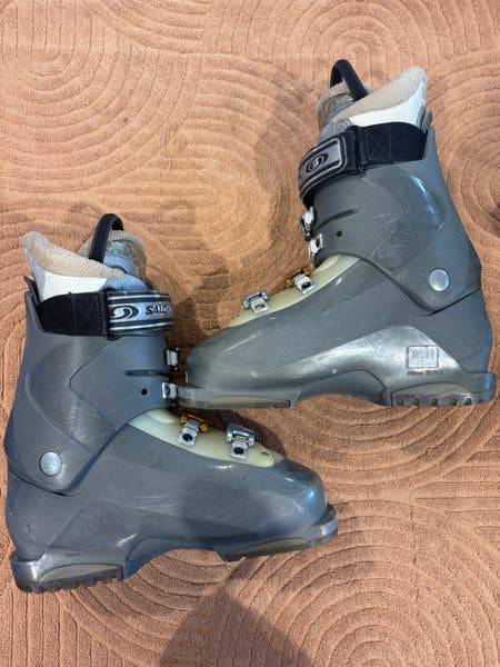 salomon grey ski boots Men's S/Pro Alpha 120 GW 2026 Shell PU Custom Shell with Power Spine Salomon S/Pro Supra Dual BOA