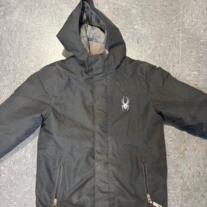 Black Youth Small Spyder Jacket (Used)