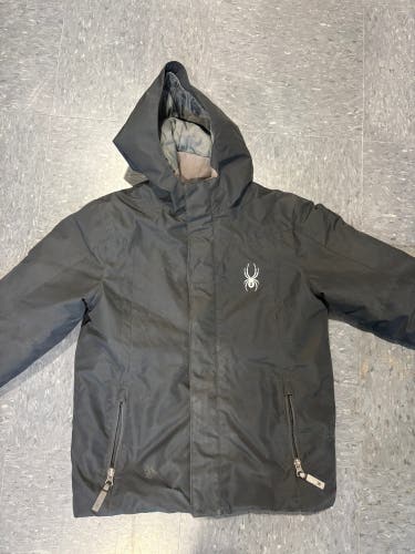 Black Youth Small Spyder Jacket (Used)