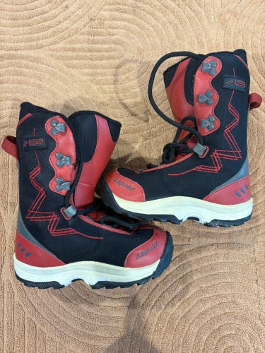 Kid's Liquid Snowboards Hot Rod JR Snowboard Boots | Size 2 (Used)