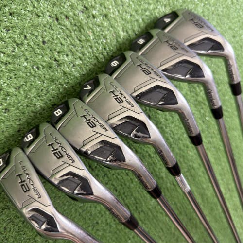 Cleveland Launcher HB Turbo Hybrid Iron Set 4-PW Dynamic Gold S300 98 DST Steel