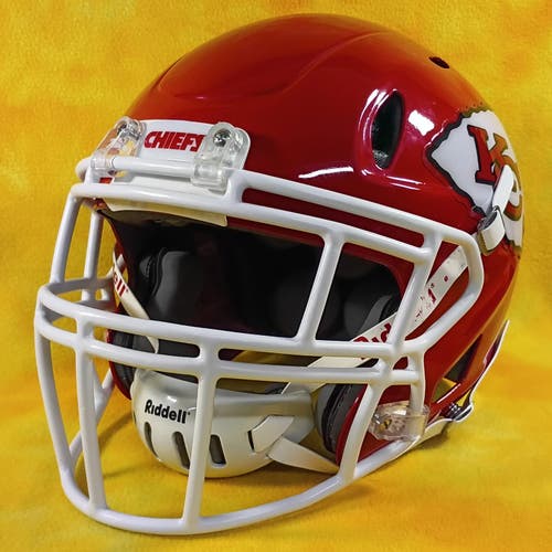 Kansas City Chiefs custom fullsize football helmet Light XL