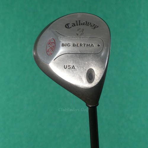 Callaway Original Big Bertha Fairway 3 Wood Factory RCH 60 Graphite Regular