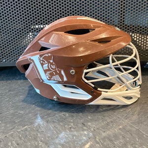 Used Large Warrior Burn Helmet | LEHIGH UNIVERSITY PLAYER ISSUED