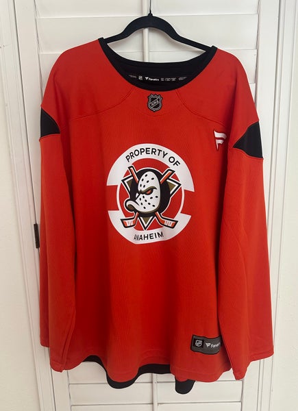 ANAHEIN DUCKS 'FANATICS' PRACTICE JERSEY XXL