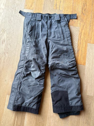 Gray Unisex Youth Size 8 Ski Pants (Used)