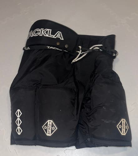 TACKLA 800 SENIOR HOCKEY PANTS SIZE 34 LARGE BLACK USED