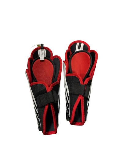 Used TOTAL HO9CKEY SHINGUARDS Youth Shin Guards White 10" 11847-S000036911