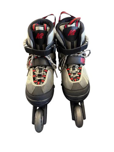 Used K2 RAIDER Junior Rec Fitness Skates Black Adjustable 10299-C000308244