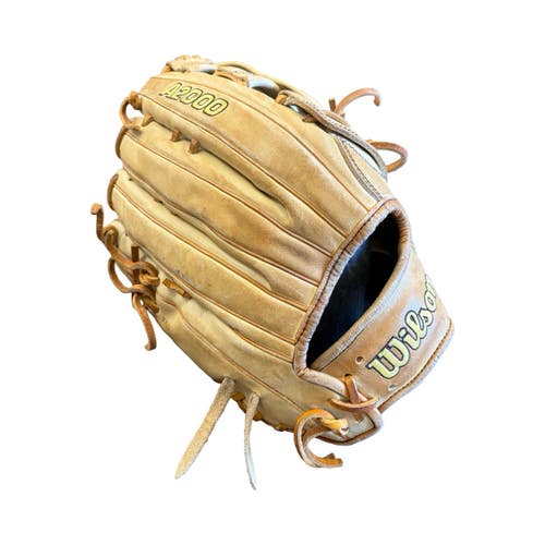 Used Wilson A2000 1799 BB/SB Glove RH Throw Tan 12 3/4" 10299-S000309926