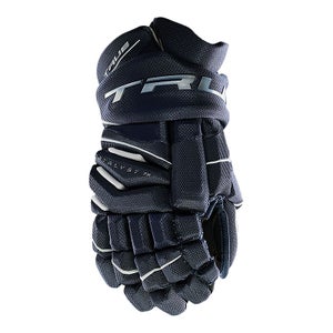 True Catalyst 7 Senior Hockey Gloves-New 14 Navy gloves