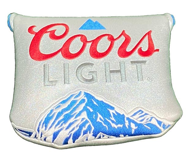 Coors Light Mallet Putter Headcover By Buried Lies "Cold As The Rockies" AWESOME