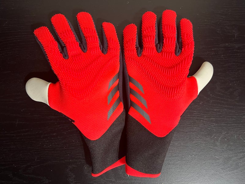 Adidas Predator Pro Soccer Goalkeeper Gloves Size 8 IX3868 Black Red NWT $160