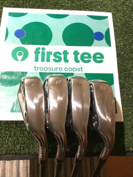 Taylormade R7 CGB MAX Irons Set (7-SW) Seniors REAX 55 Graphite