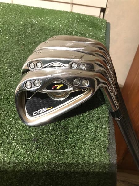 Taylormade R7 CGB MAX Irons Set (7-SW) Seniors REAX 55 Graphite