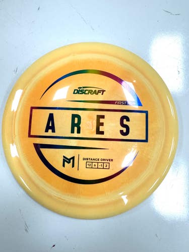 Used Discraft ARES Disc Golf Driver Yellow 169g 11860-C000311910
