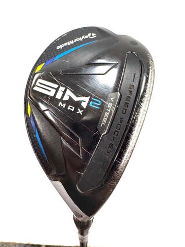 Used Taylormade SIM 2 MAX Mens Hybrid Club RH 3 Hybrid 11860-S000311880