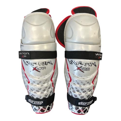 Used Bauer VAPOR X20 Junior Shin Guards White 11" 11450-S000524694
