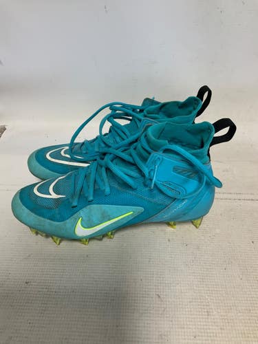 Used Nike HUARACHE Adult FB Cleats Teal Senior 6 11823-S000040700