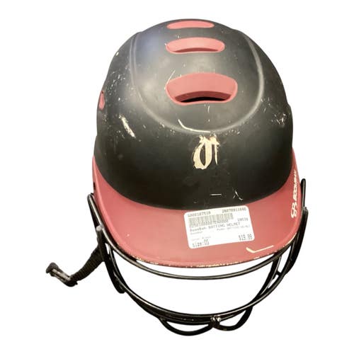 Used BoomBah BATTING HELMET Batting Helmet w/Mask Black One Size 11846-S000107519
